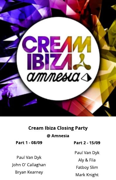 ibiza closing parties