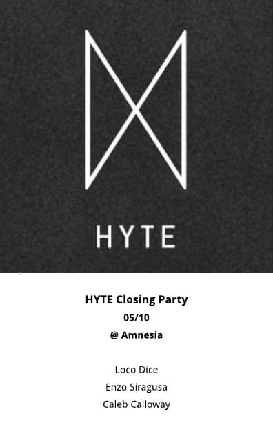 ibiza closing parties