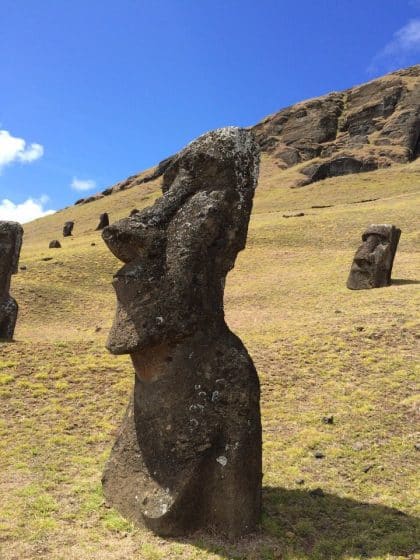 Moai na Ilha de Páscoa