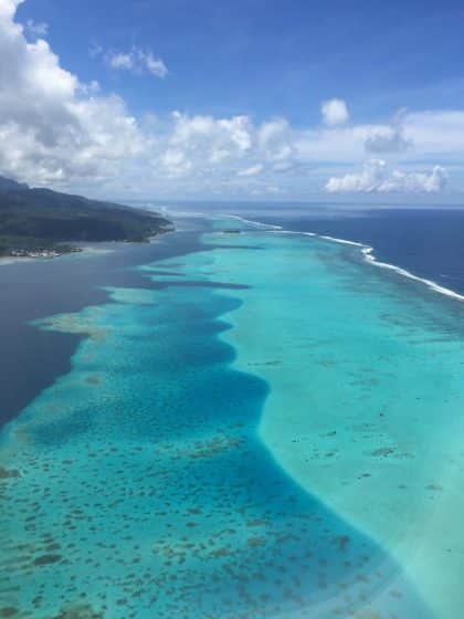 Chegando em Bora Bora