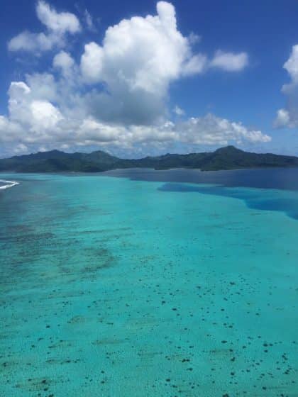 Chegando em Bora Bora