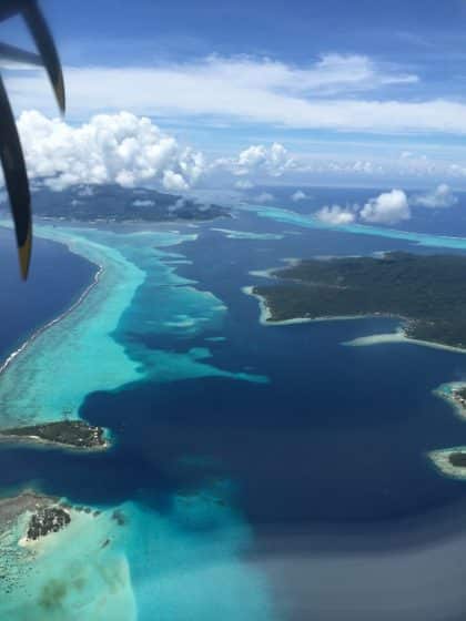 Chegando em Bora Bora