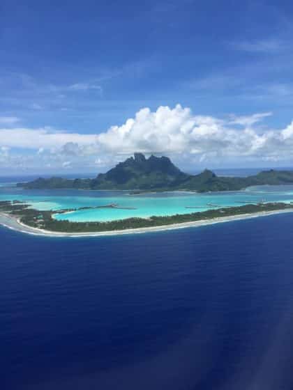 Chegando em Bora Bora