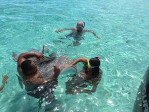 Mergulho com tubarões em Bora Bora