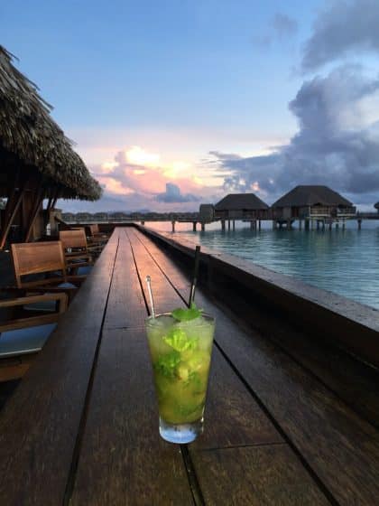 Sunset Bar no Four Seasons Bora Bora