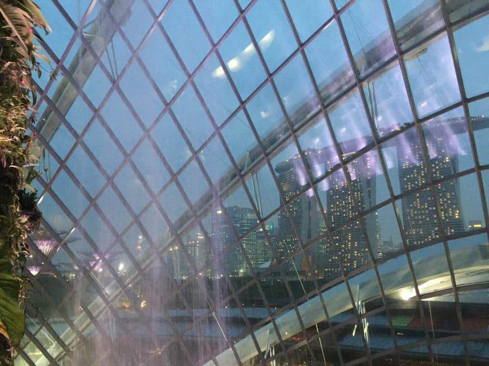 A vista do topo, Gardens of the Bay, Singapura