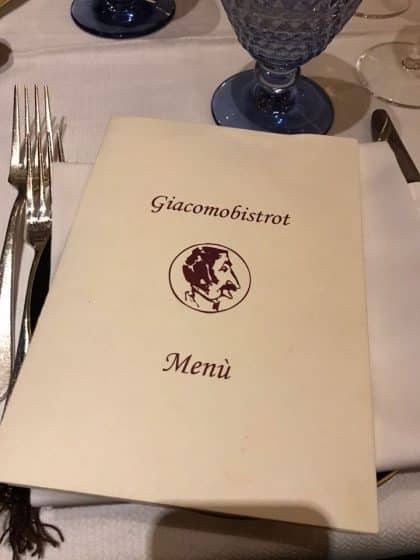 Onde comer em Milão - Giacomo Bistrot