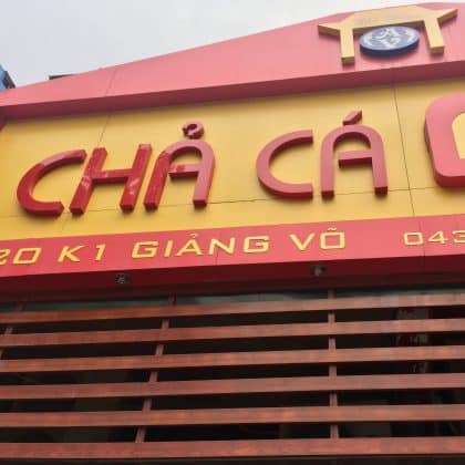 Onde comer em Hanoi, Cha Ca Lahn Vu