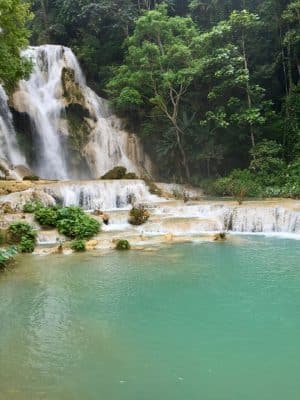 As cachoeiras de Luang Prabang, Kouang Si Waterfalls - Laos