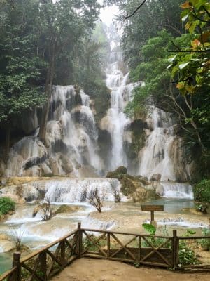 As cachoeiras de Luang Prabang, Kouang Si Waterfalls - Laos