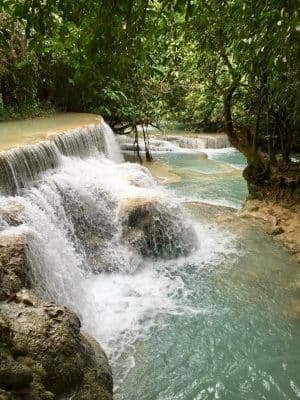 As cachoeiras de Luang Prabang, Kouang Si Waterfalls - Laos