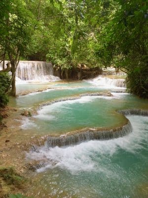 As cachoeiras de Luang Prabang, Kouang Si Waterfalls - Laos