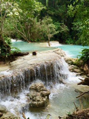 As cachoeiras de Luang Prabang, Kouang Si Waterfalls - Laos