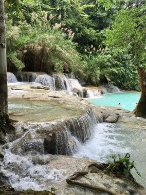 As cachoeiras de Luang Prabang, Kouang Si Waterfalls - Laos