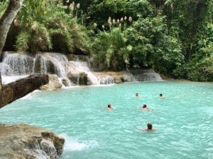 As cachoeiras de Luang Prabang, Kouang Si Waterfalls - Laos