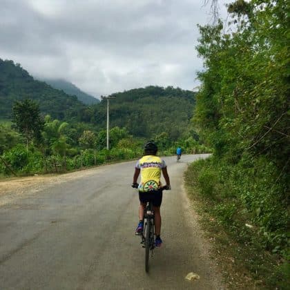 Passeio de bike em Luang Prabang - Laos