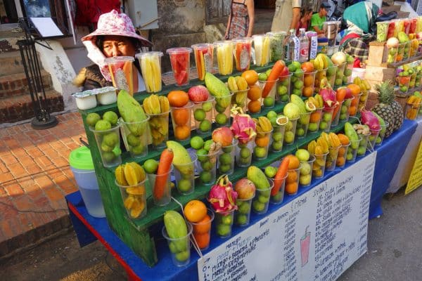 Night Market em Luang Prabang - Laos