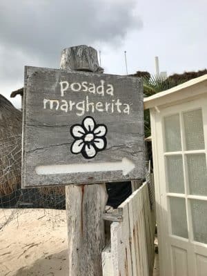 Praia do Posada Margherita, em Tulum, México