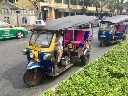 Tuk Tuk em Bangkok, Tailândia