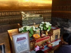 Wat Pho, Buda Inclinado em Bangkok, Tailândia