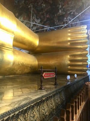 Wat Pho, Buda Inclinado em Bangkok, Tailândia