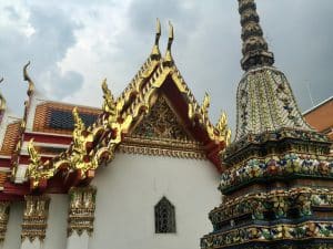 Wat Pho, Buda Inclinado em Bangkok, Tailândia