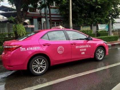 Taxi em Bangkok, Tailândia