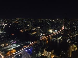 Vertigo no topo do Banyan Tree Hotel em Sukhumvit, Bangkok