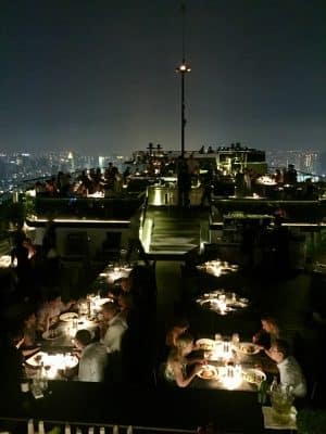 Sirocco & Sky Bar, no Lebua Hotel em Bangkok