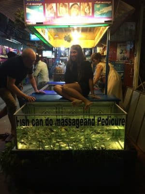Fun fact de Siem Reap, Fish Pedicure, Camboja