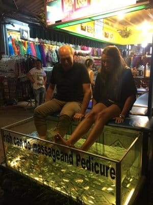 Fun fact de Siem Reap, Fish Pedicure, Camboja