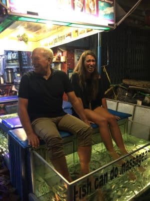 Fun fact de Siem Reap, Fish Pedicure, Camboja