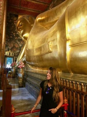 Wat Pho, Buda Inclinado em Bangkok, Tailândia