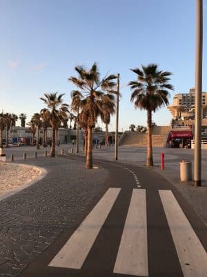 Frishman Beach, Gordo Beach, Hilton Beach, as praias de Tel-Aviv, Israel.