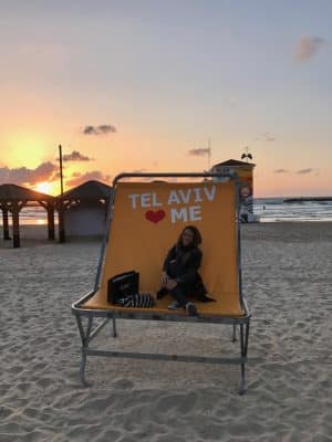 Frishman Beach, Gordo Beach, Hilton Beach, as praias de Tel-Aviv, Israel.