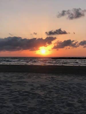 Frishman Beach, Gordo Beach, Hilton Beach, as praias de Tel-Aviv, Israel.