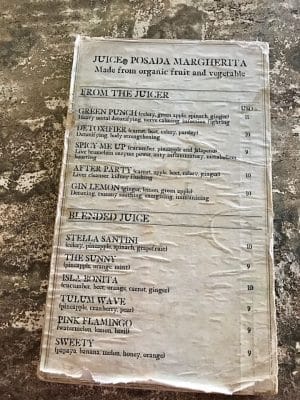 Onde comer em Tulum - Restaurante Posada Margherita, México