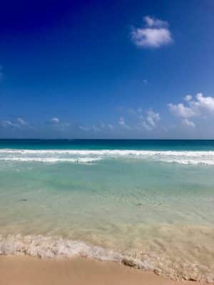 Praia em Tulum, México