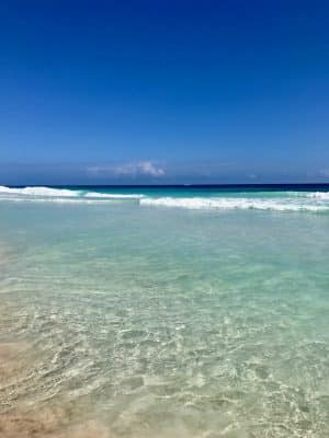 Praia em Tulum, México