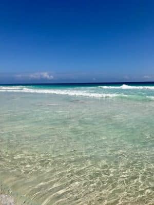 Praia em Tulum, México