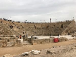 Caesarea, a cidade de Herodes em Tel-Aviv, Israel