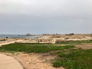 Caesarea, a cidade de Herodes em Tel-Aviv, Israel