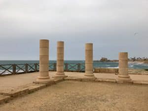 Caesarea, a cidade de Herodes em Tel-Aviv, Israel