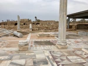 Caesarea, a cidade de Herodes em Tel-Aviv, Israel