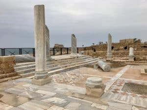 Caesarea, a cidade de Herodes em Tel-Aviv, Israel