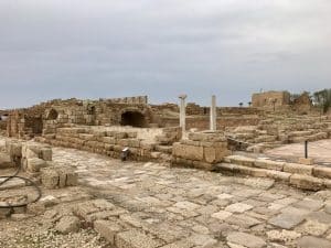 Caesarea, a cidade de Herodes em Tel-Aviv, Israel