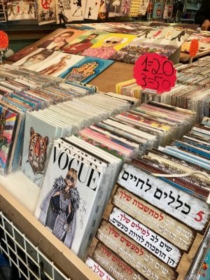 HaCarmel, o maior mercado de Tel-Aviv, em Israel