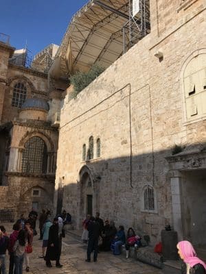 Christian Quarter, a via sagrada em Jerusalém.