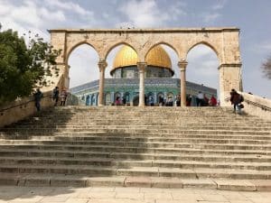 A Cúpula da Rocha, em Jerusalém