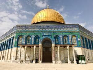 A Cúpula da Rocha, em Jerusalém